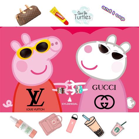 peppa pig gucci